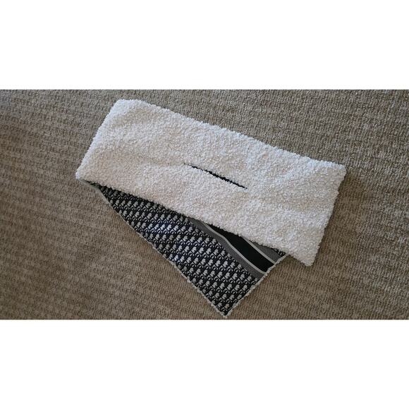 Christian Dior Blue Multicolor Oblique Diorissimo Logo Oversized Scarf - Picture 9 of 10